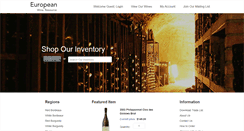 Desktop Screenshot of europeanwineresource.com