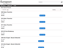 Tablet Screenshot of europeanwineresource.com
